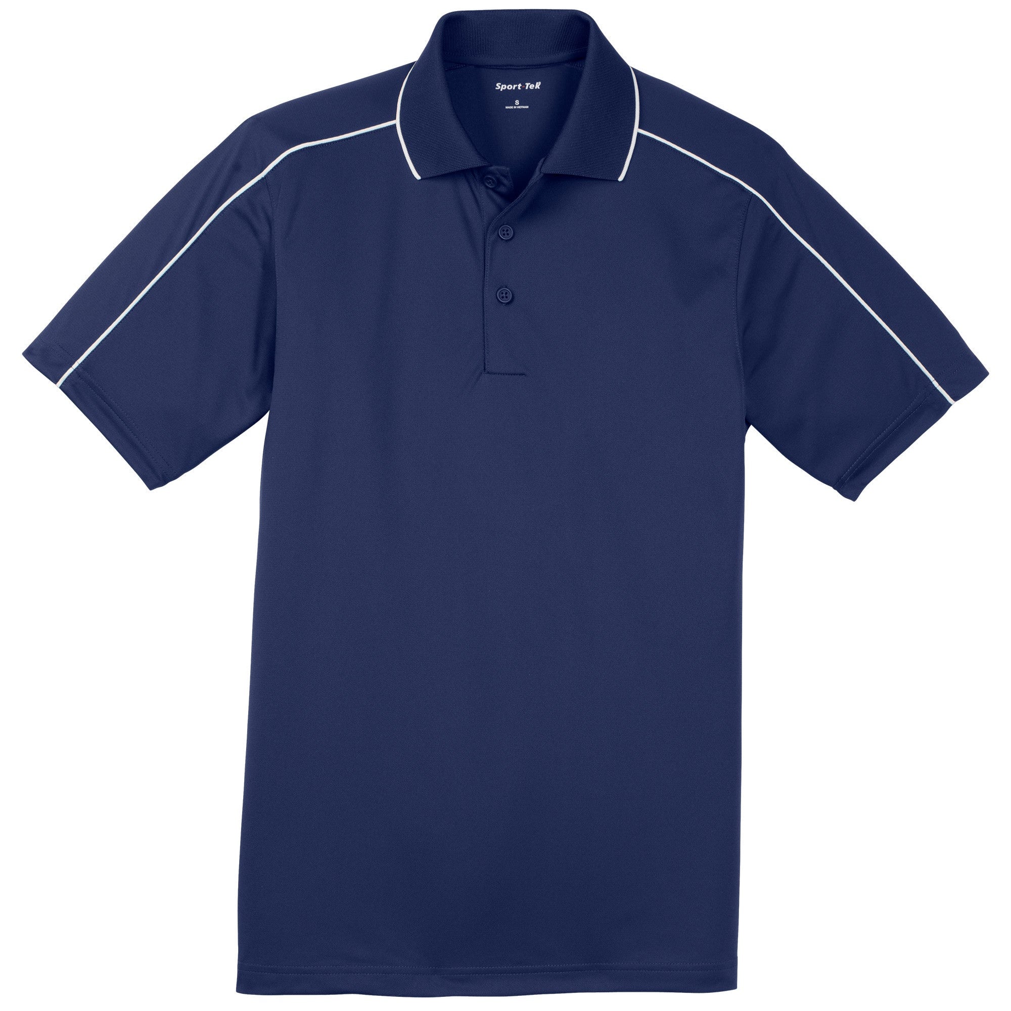 royal and white polo